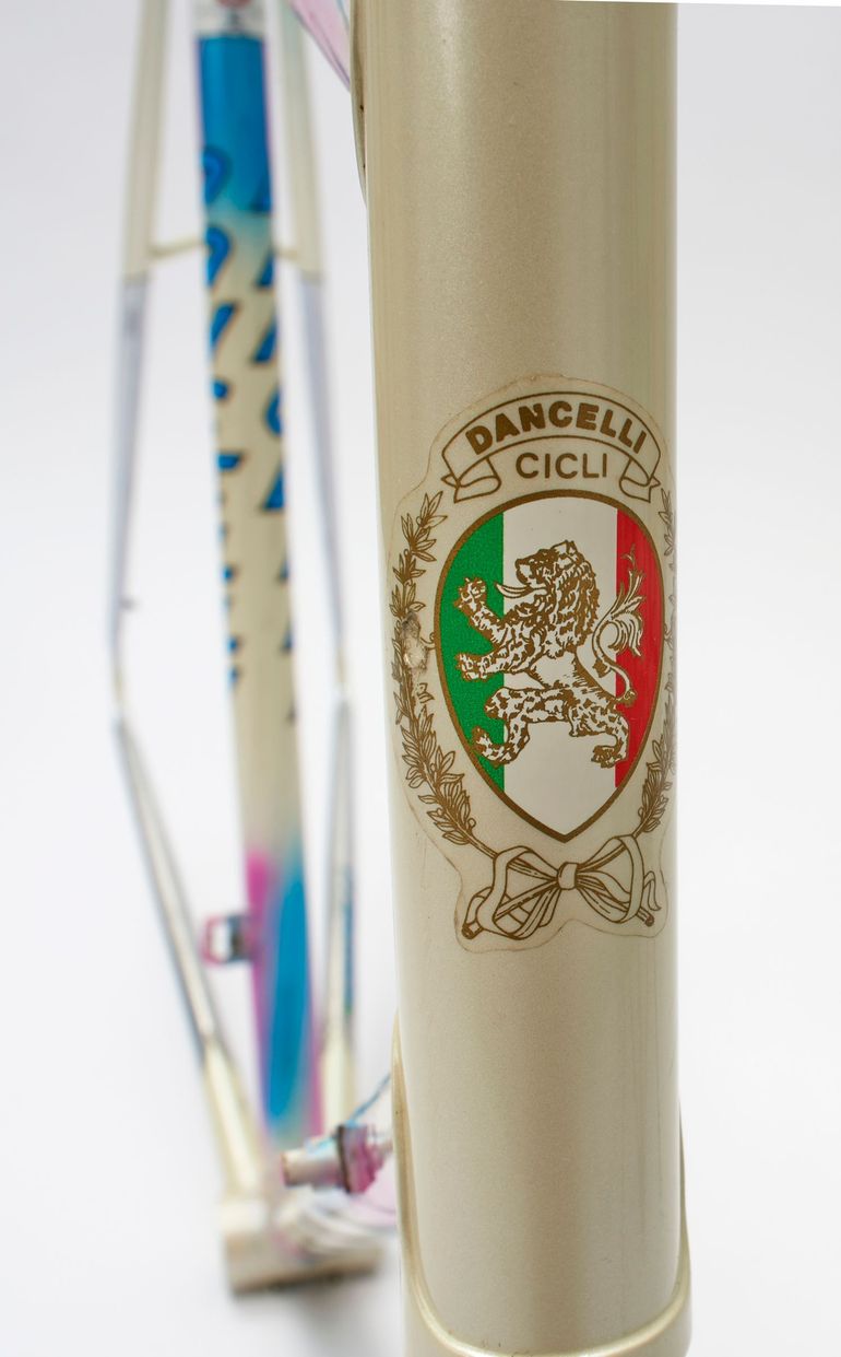 Used Dancelli Vintage 1980 Frameset 1980 Road & Gravel, White — image 3 of 11