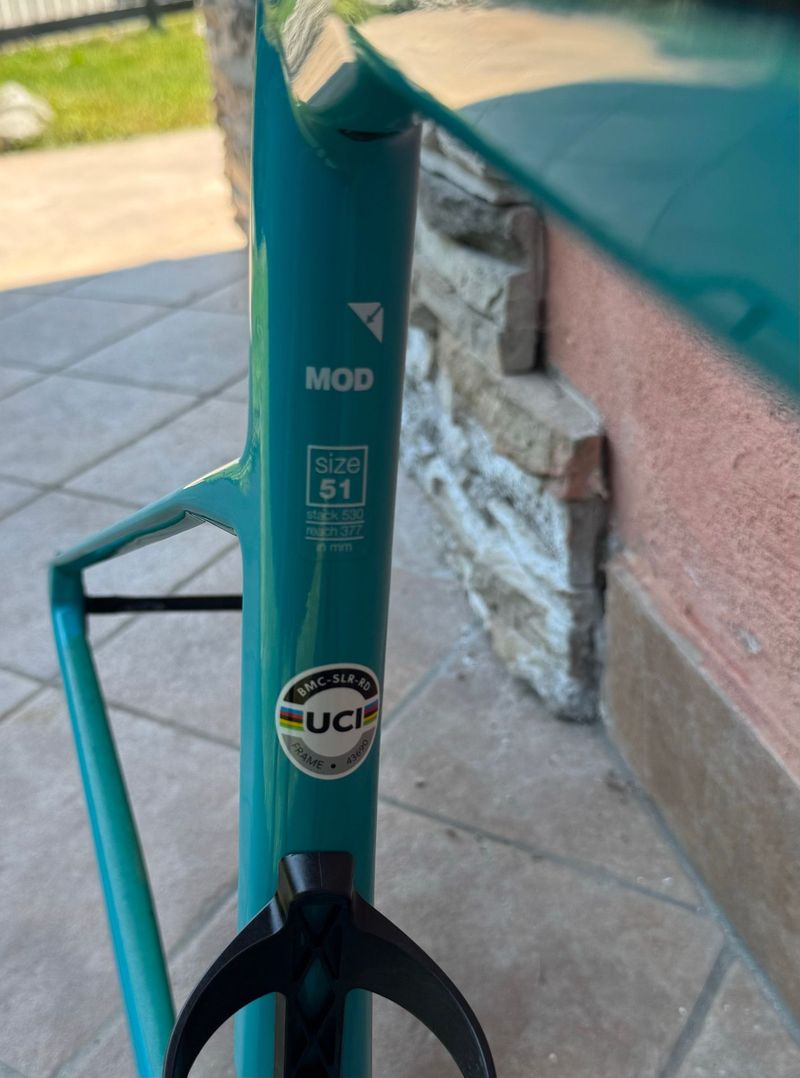 Used BMC Timemachine 01 ROAD THREE 2023 Frameset 2023 Road & Gravel, Blue — image 4 of 7
