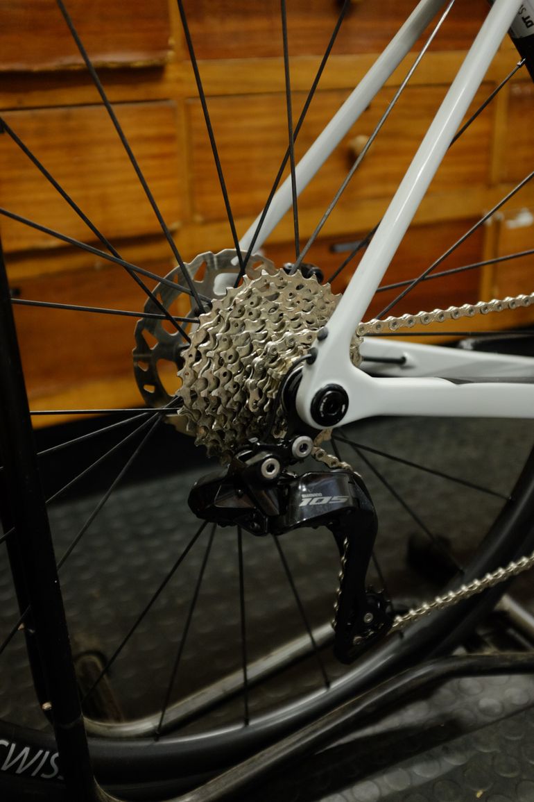 Used Ridley Grifn RS Road - Shimano 105 DI2 // 2x12s 2024 2024 Road & Gravel, Light Gray — image 4 of 8