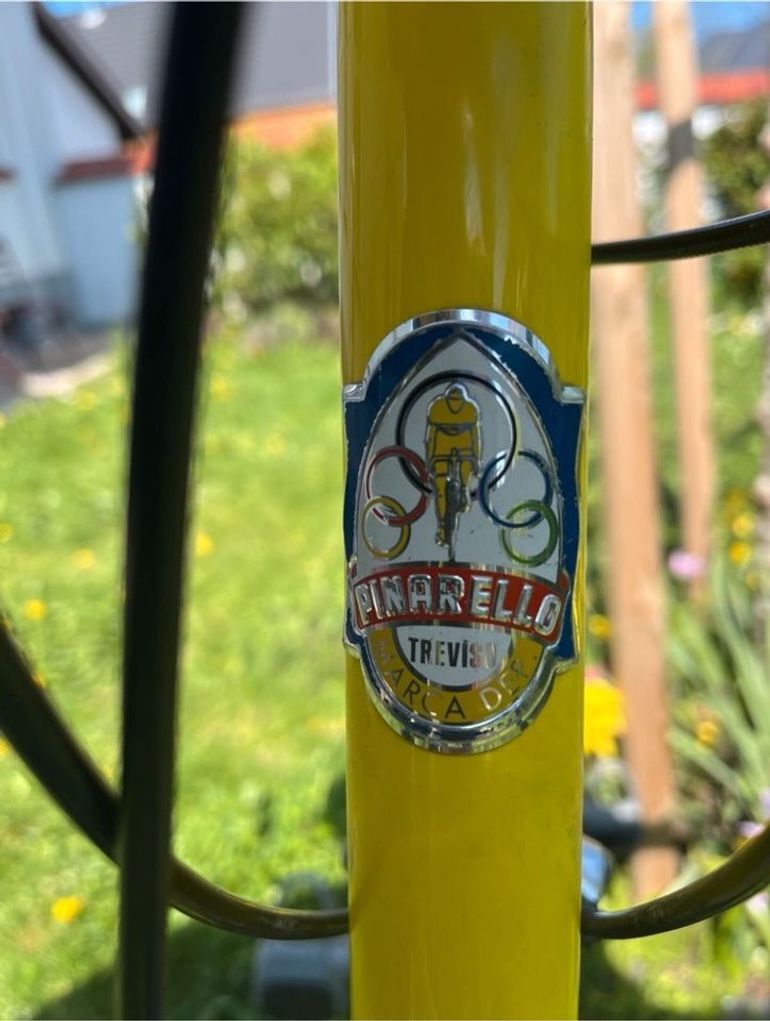 Used Pinarello Pinarello Paris 1997 "Jan Ullrich" Campagnolo Record 1997 Road & Gravel, Orange — image 13 of 15