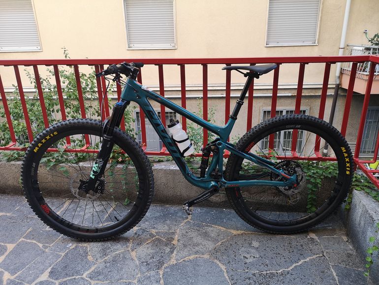 Used Pivot Mach 4 SL Frame Kit w/ Fox Live Valve 2021 2021 Mountainbike, Green — image 7 of 8