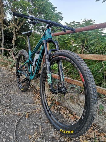 Used Pivot Mach 4 SL Frame Kit w/ Fox Live Valve 2021 2021 Mountainbike, Green — image 3 of 8