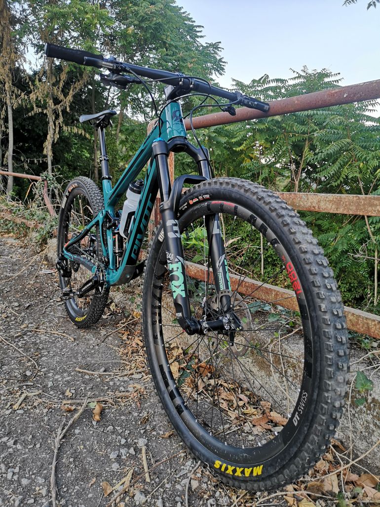 Used Pivot Mach 4 SL Frame Kit w/ Fox Live Valve 2021 2021 Mountainbike, Green — image 3 of 8