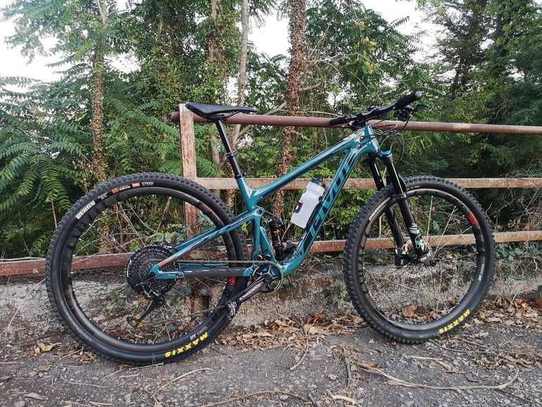 Used Pivot Mach 4 SL Frame Kit w/ Fox Live Valve 2021 2021 Mountainbike, Green — image 2 of 8