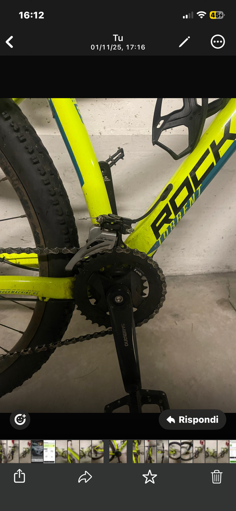 Used Rock Machine Rock Machine Custom Shimano Altus 2023 Mountainbike, Orange — image 3 of 6