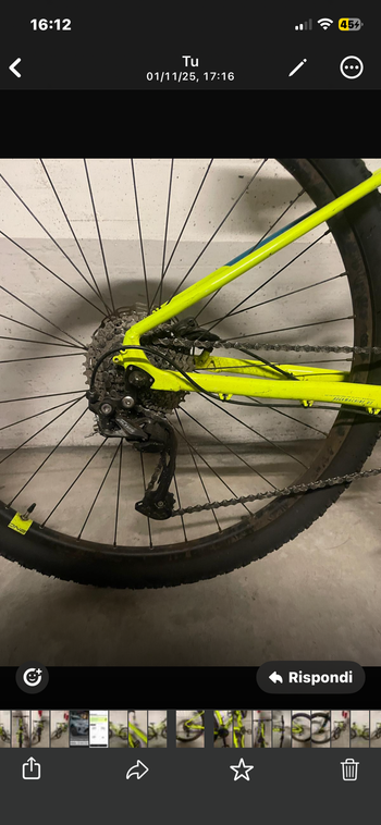 Used Rock Machine Rock Machine Custom Shimano Altus 2023 Mountainbike, Orange — image 4 of 6