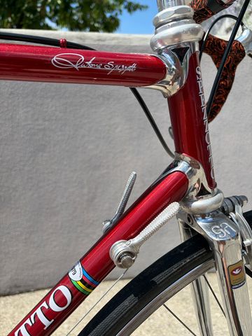 Used Spezzotto Custom Campagnolo Record 1979 Road & Gravel, Red — image 10 of 12