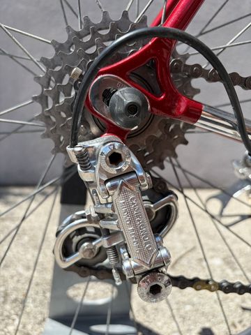 Used Spezzotto Custom Campagnolo Record 1979 Road & Gravel, Red — image 2 of 12