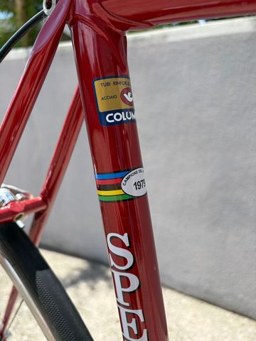 Used Spezzotto Custom Campagnolo Record 1979 Road & Gravel, Red — image 9 of 12