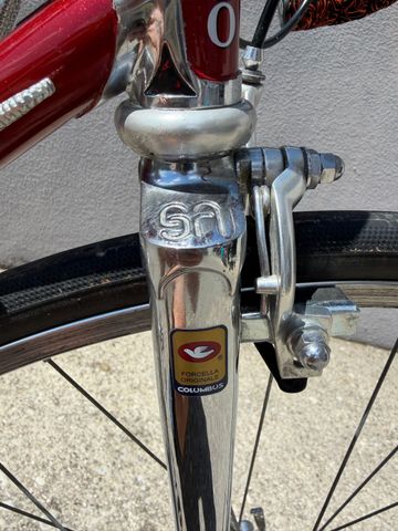 Used Spezzotto Custom Campagnolo Record 1979 Road & Gravel, Red — image 8 of 12