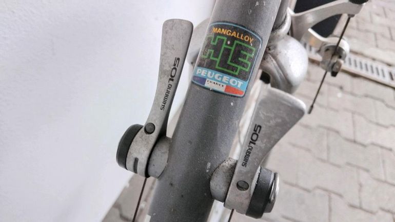 Used Peugeot Peugeot RH56 Shimano 105 Velowino Eroica 1987 Road & Gravel, Light Gray — image 7 of 15