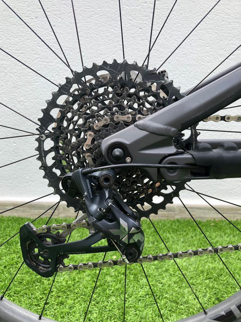 Used Radon SLIDE TRAIL 10.0 HD 2023 2023 Mountainbike, Grigio chiaro — image 7 of 22