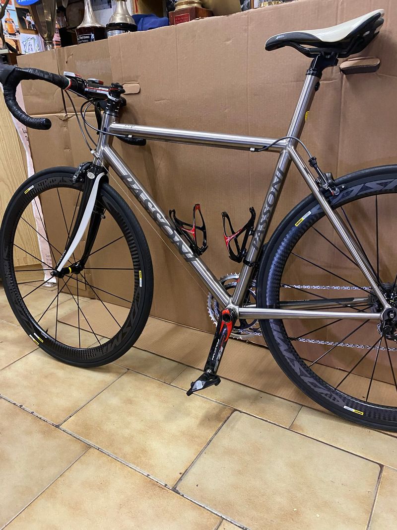 Used IS Passoni Custom Shimano Dura Ace 2013 Road & Gravel, Light Gray — image 3 of 4