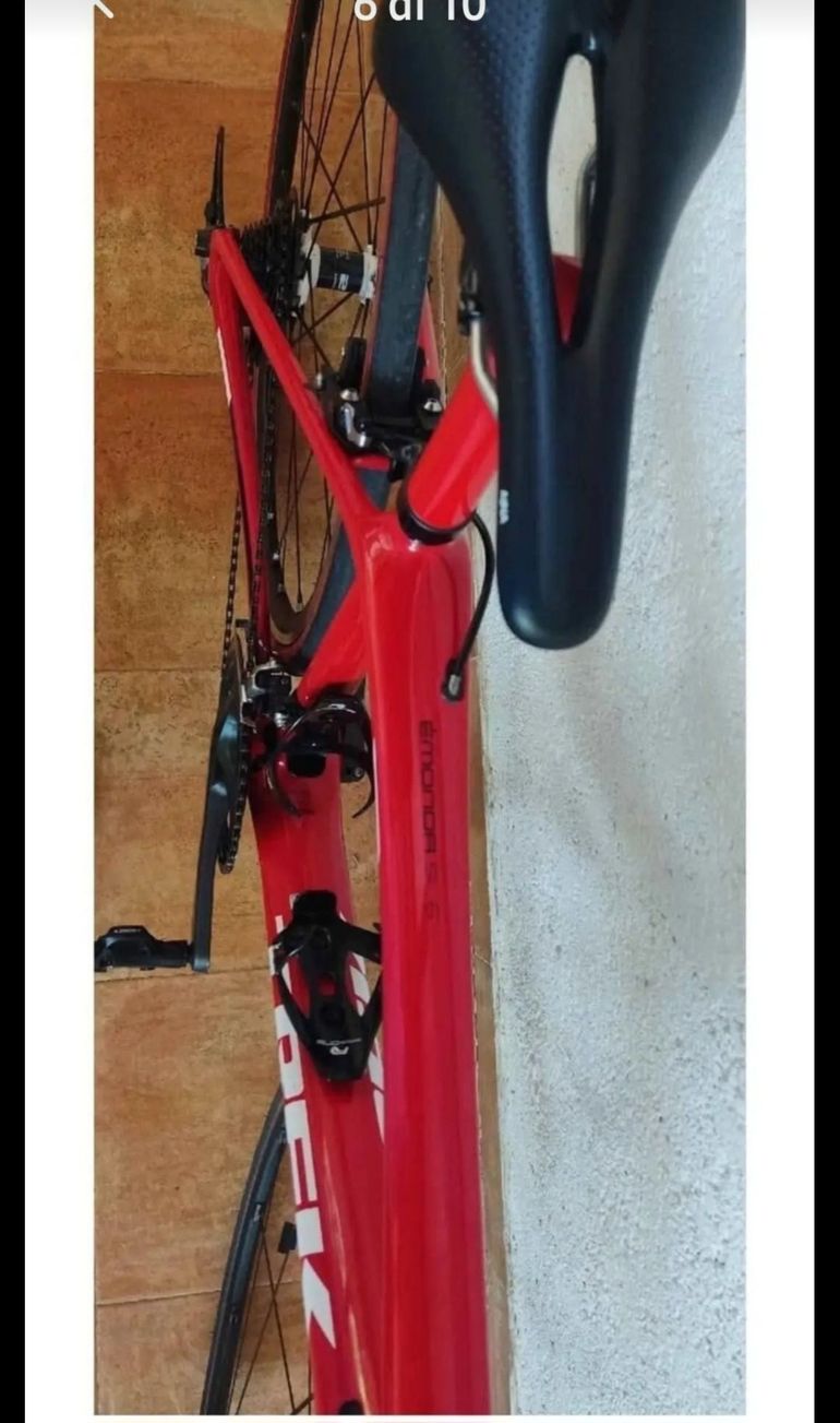 Used Trek Émonda SL 6 2018 2018 Road & Gravel, Red — image 6 of 6