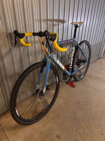 Used Cinelli ZYDECO LALA - SHIMANO SORA 9V 2024 2024 Road & Gravel, Blue — image 2 of 7