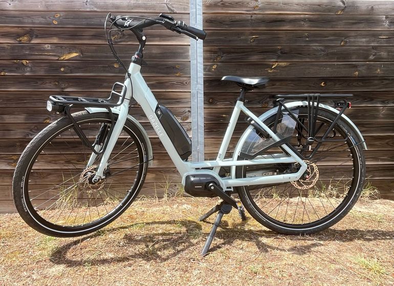 Used Gazelle Bloom C7 HMS Low-Step 2024 2024 Urban, Light Gray — image 1 of 35