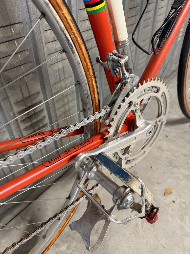 Used vicini tour de France Vicini tour de France Custom Other Campagnolo 1982 Road & Gravel, Orange — image 5 of 11