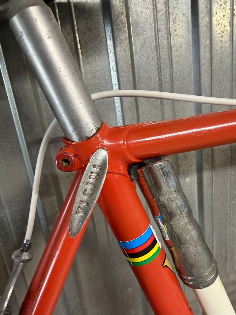 Used vicini tour de France Vicini tour de France Custom Other Campagnolo 1982 Road & Gravel, Orange — image 9 of 11