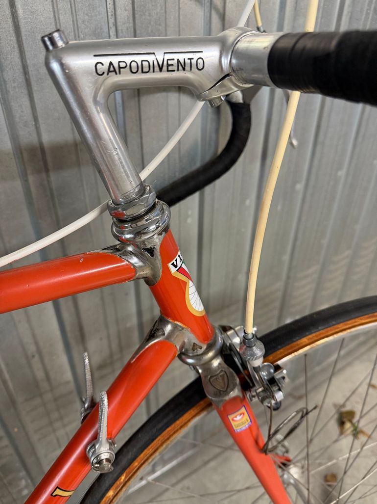 Used vicini tour de France Vicini tour de France Custom Other Campagnolo 1982 Road & Gravel, Orange — image 10 of 11