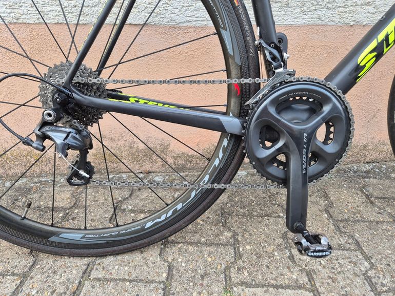Used Stevens Stevens Custom Shimano Ultegra 2017 Road & Gravel, Light Gray — image 7 of 24