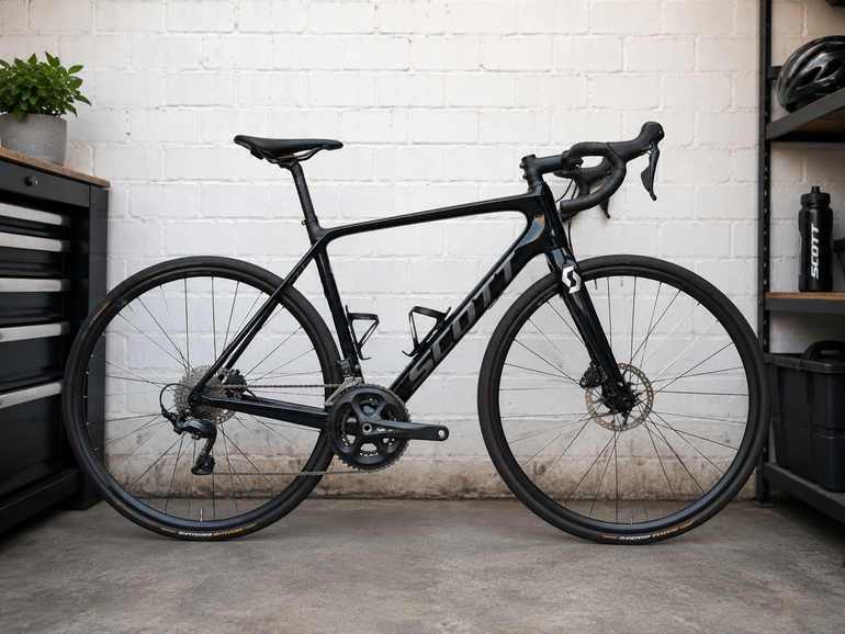 Gebrauchtes Scott Addict 20 disc 2021 2021 Road & Gravel, Schwarz — Bild 1 von 6