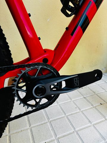 Gebrauchtes Trek Supercaliber Sram Eagle Transmission X0 2023 Mountainbike, Rot — Bild 5 von 13
