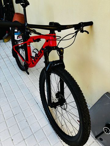 Gebrauchtes Trek Supercaliber Sram Eagle Transmission X0 2023 Mountainbike, Rot — Bild 2 von 13