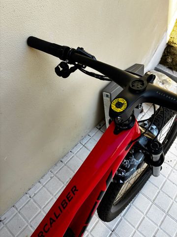 Gebrauchtes Trek Supercaliber Sram Eagle Transmission X0 2023 Mountainbike, Rot — Bild 7 von 13