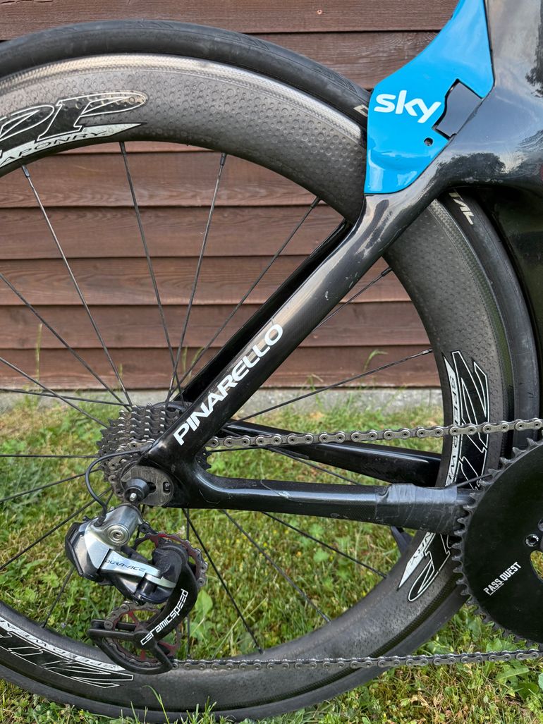 Used Pinarello Team Sky Pinarello Bolide TT (Probable 2013 Tour De France Bike #1) 2013 Road & Gravel, Black — image 17 of 26