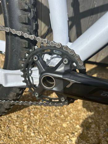 Used ROCKRIDER Hardtail Shimano Deore 2021 Mountainbike, White — image 8 of 9