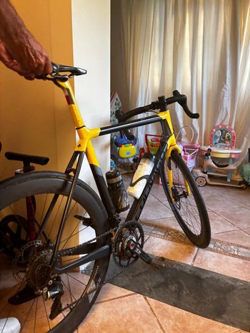 Used Colnago C64 Disc Daytona Pro Bike 2022 2022 Road & Gravel, Orange — image 4 of 4