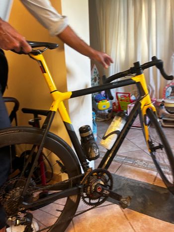 Used Colnago C64 Disc Daytona Pro Bike 2022 2022 Road & Gravel, Orange — image 2 of 4