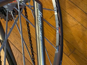 Used Merlin Merlin Custom Campagnolo Record 1998 Road & Gravel, Light Gray — image 5 of 8