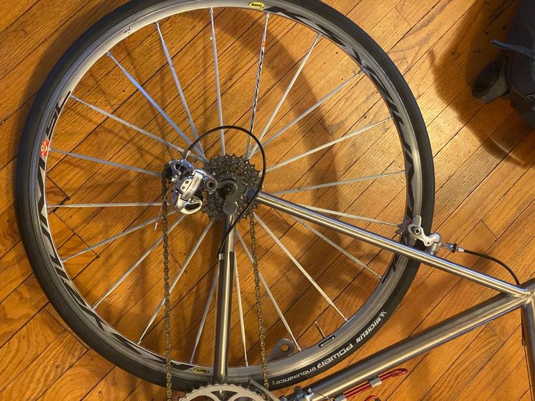 Used Merlin Merlin Custom Campagnolo Record 1998 Road & Gravel, Light Gray — image 4 of 8