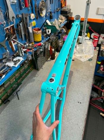 Used Bianchi IMPULSO. 2020. NOS. NUOVO. Frameset 2020 Road & Gravel, Blue — image 8 of 10