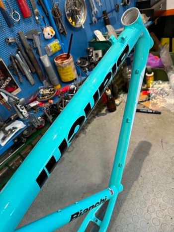 Used Bianchi IMPULSO. 2020. NOS. NUOVO. Frameset 2020 Road & Gravel, Blue — image 9 of 10