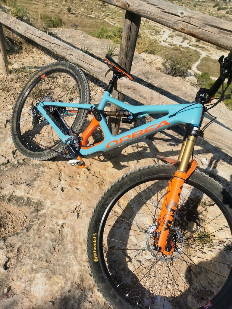 Used Orbea OCCAM M10 2022 2022 Mountainbike, Green, 29 — image 4 of 13