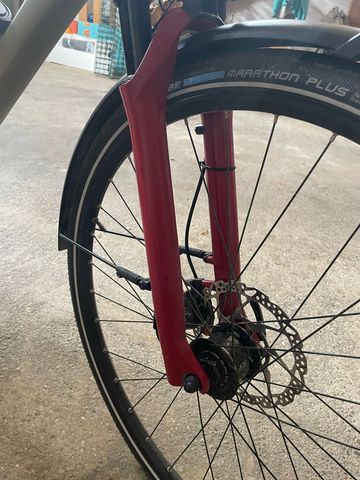 Used CUBE KATHMANDU SL 2021 Frameset 2021 Urban, Red — image 8 of 8