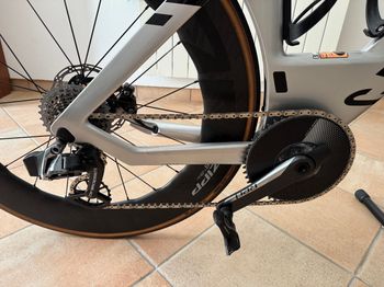 Used Canyon Speedmax CFR Disc eTap 2023 2023 Road & Gravel, Light Gray — image 10 of 11