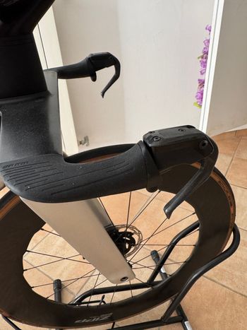 Used Canyon Speedmax CFR Disc eTap 2023 2023 Road & Gravel, Light Gray — image 2 of 11