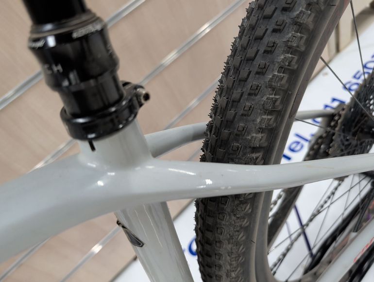 Used Specialized S-Works Epic Hardtail 2021 2021 Mountainbike, Grigio chiaro — image 3 of 4