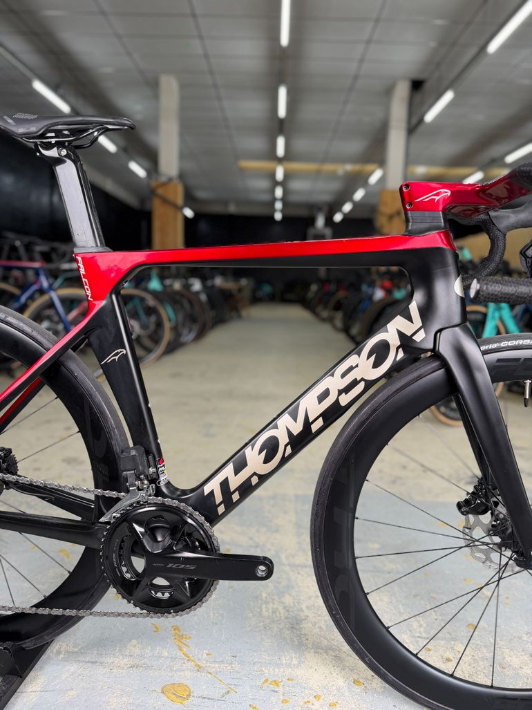 Used Thompson Falcon Di2 Carbon 2023 Road & Gravel, Black — image 13 of 24