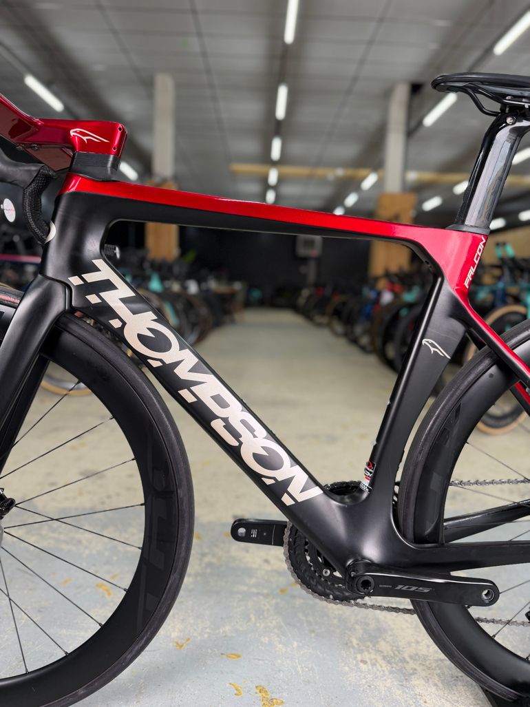 Used Thompson Falcon Di2 Carbon 2023 Road & Gravel, Black — image 24 of 24