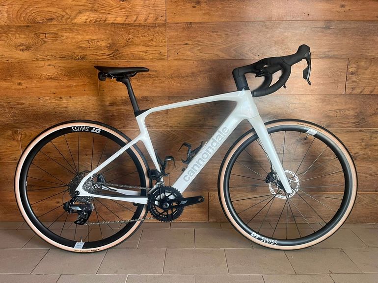 Used Cannondale Carbon 3 Smart Sense 2026 Road & Gravel, White — image 2 of 13