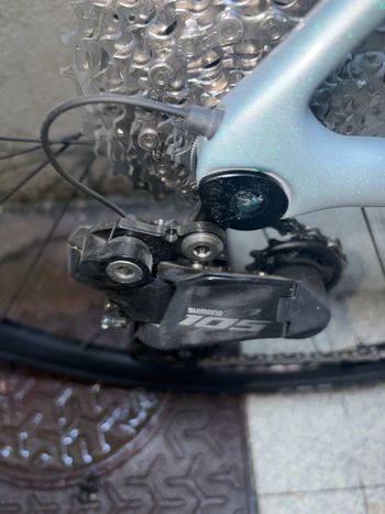 Used Liv Langma Advanced 1 2025 2025 Road & Gravel, Gris claro — image 4 of 6