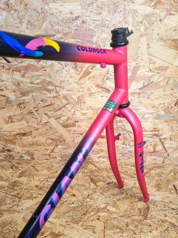 Used Giant Giant Coldrock 90s Vintage Retro MTB Frameset Frameset 1995 Mountainbike, Purple — image 3 of 7