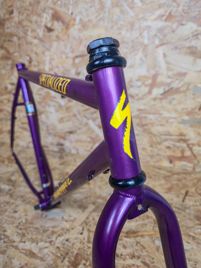 Used Specialized Specialized Rockhopper 90s Steel Vintage Retro Frameset MTB Frameset Frameset 1993 Mountainbike, Purple — image 9 of 14