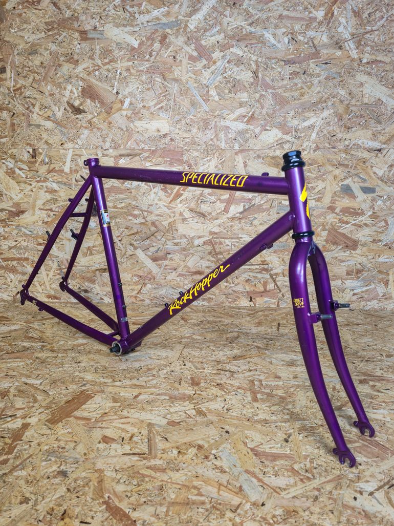 Used Specialized Specialized Rockhopper 90s Steel Vintage Retro Frameset MTB Frameset Frameset 1993 Mountainbike, Purple — image 1 of 14