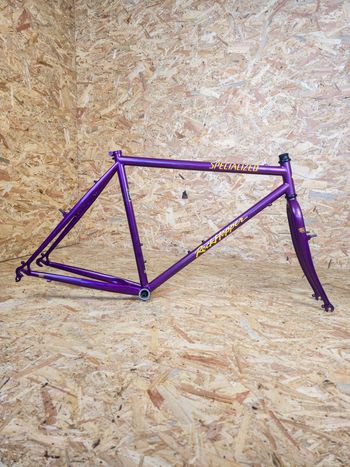 Used Specialized Specialized Rockhopper 90s Steel Vintage Retro Frameset MTB Frameset Frameset 1993 Mountainbike, Purple — image 2 of 14