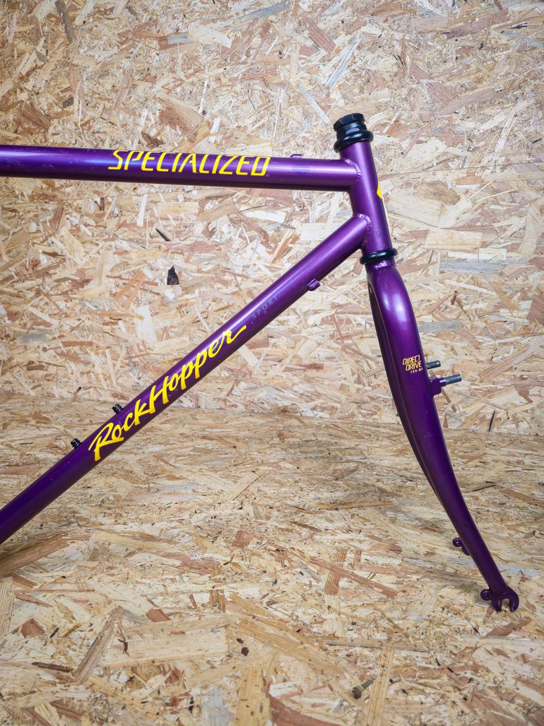 Used Specialized Specialized Rockhopper 90s Steel Vintage Retro Frameset MTB Frameset Frameset 1993 Mountainbike, Purple — image 4 of 14